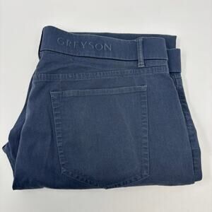 Greyson Mens 34x30 Blue 5 Pocket Design Pants
